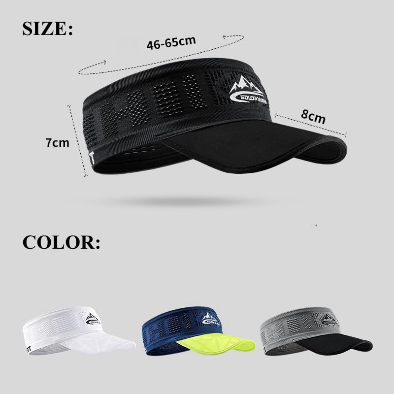 Image of Sport Sun Visor Hats for Men Women Headsweats Sunvisor Cap for Men Women Sun Visors for Running, Golf, Tennis, Softball