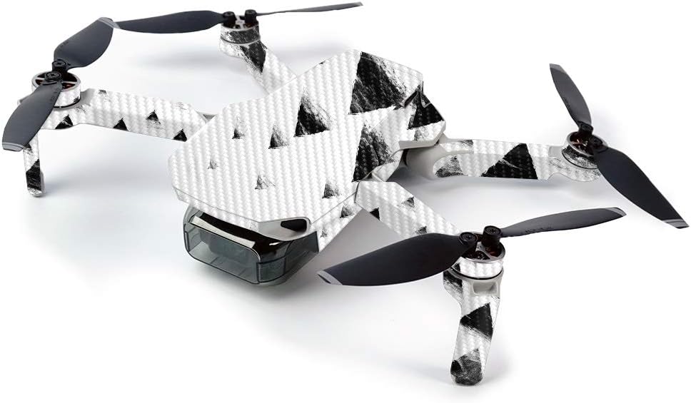 MightySkins Carbon Fiber Skin For DJI Mavic Mini Portable Drone Quadcopter Carbon Fiber Skin - Black Hills | Protective, Durable Textured Carbon Fiber Finish | Easy To Apply, Remove | Made in the USA (CF-DJMAVMIN-Black Hills)