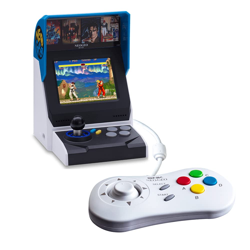 Buy Neo Geo Mini International Arcade and White Game Pad Set [Included