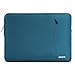 MOSISO Laptop Sleeve Bag Compatible with 13-13.3 inch MacBook Pro, MacBook Air, Notebook Computer, Vertical Style Water Repellent Polyester Protective Case Cover with Pocket, Deep Teal