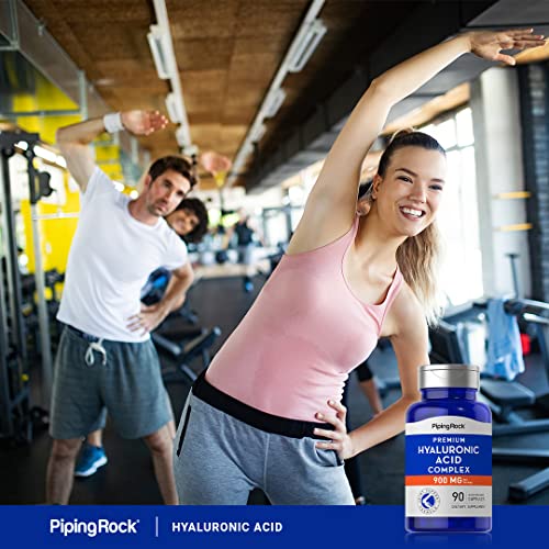 Piping Rock Hyaluronic Acid Supplement 900Mg | 90 Capsules | Complex With Msm | Non-Gmo, Gluten Free #TOP5