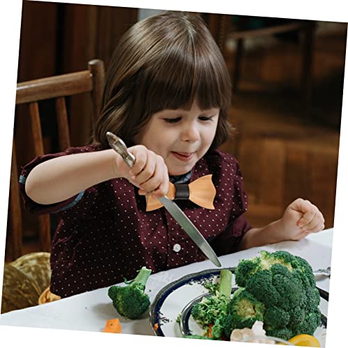 Boys Bow Tie Boys and Girls Tie Novelty Wooden Design Festive Accessory2