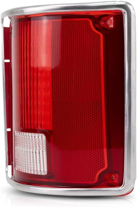 CarLights360 For 1973-1991 Chevy Blazer Tail Light Passenger Side GM2801122 | 5968330 w/Bright Trim