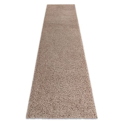 Alfombra de pasillo SOFFI Beige: pelo largo de 5cm y confort térmico para tu hogar 3