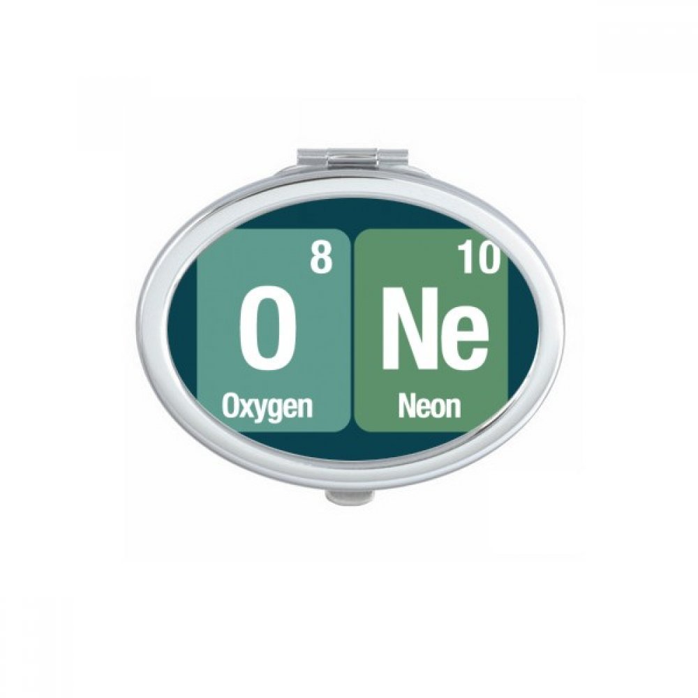 Miroir compact portable science chimique mignon cadeau multicolor à la main