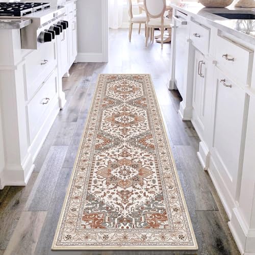 Yamaziot Washable Runner Rug, 2x8 Non-Slip Boho Vintage...