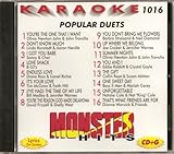 Monster Hits Vol. 1016 Karaoke CDG POPULAR DUETS