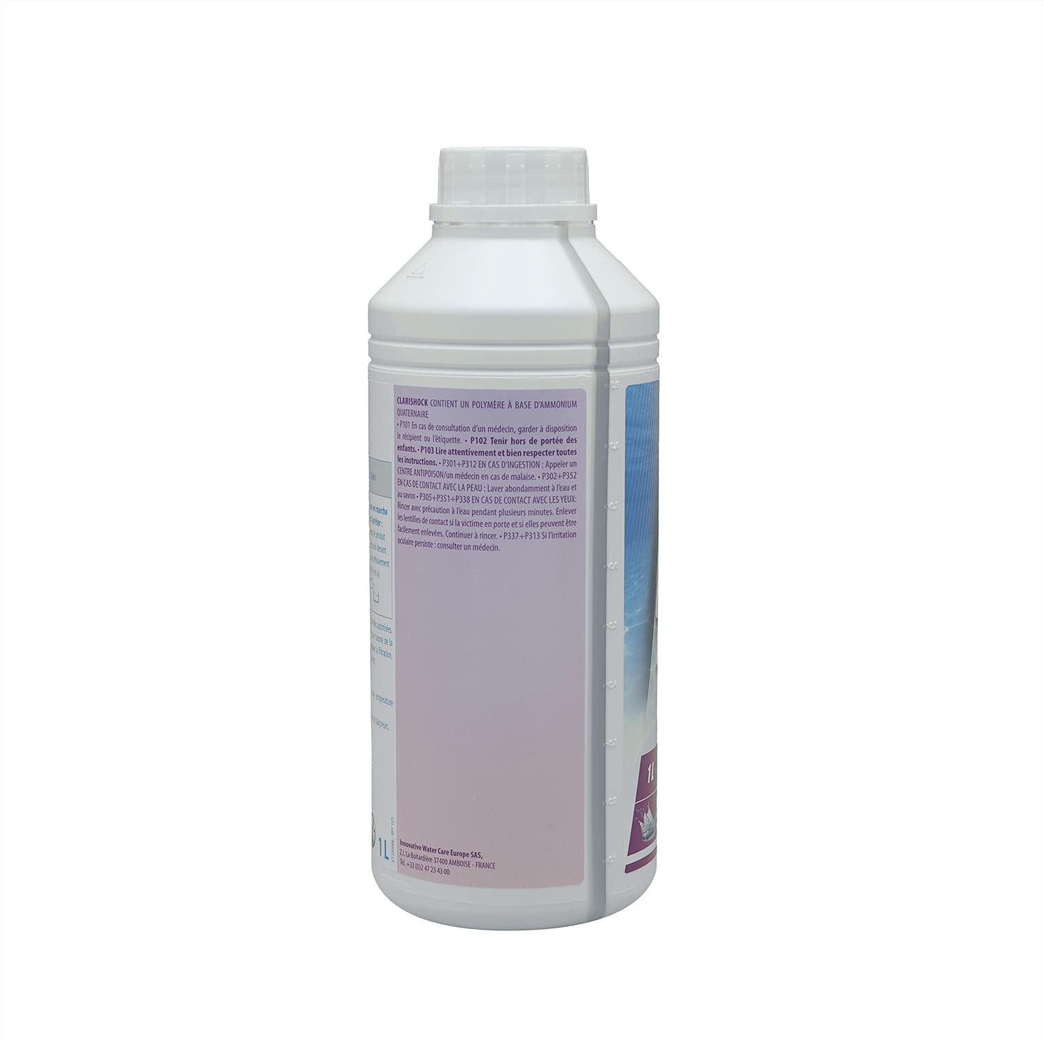 HTH CLARISHOCK Liquide - 1L | Clarifiant Choc - Ultra Concentré + 10 Tests HPS OFFERTS 6 en 1