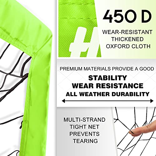 Hazacl Kid Soccer Goal For Backyard 5X3Ft Portable Soccer Net For Backyard Large Pop Up Soccer Goal Net With Carry Bag For Indoor Or Outdoor #TOP1