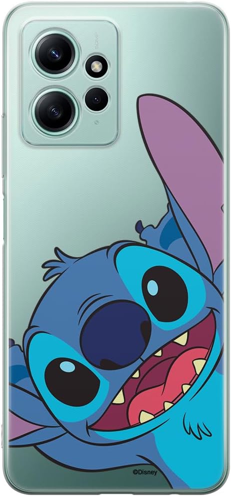 ERT GROUP Mobile Phone case for Xiaomi REDMI Note 12 4G Original and Officially Licensed Disney Pattern Stitch 016 optimally adapted to The Shape of The Mobile Phone, Partially Transparent