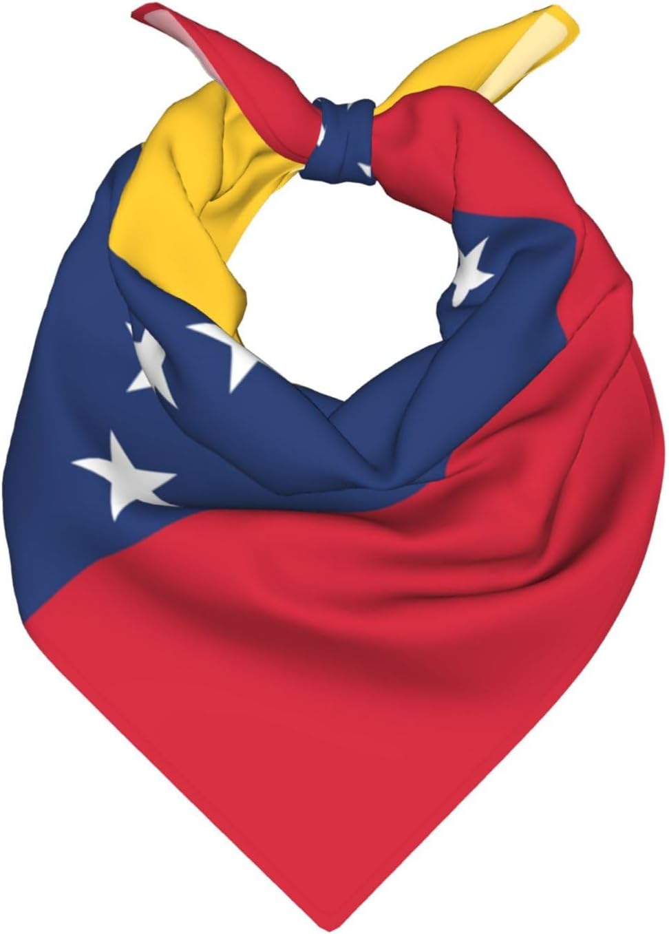 Augenstern Venezuela-Flag Printed Satin Square Scarf 22 X 22 Inch Silky Head Scarf For Women Hair Wrap Neck Scarf Handbag Accessory