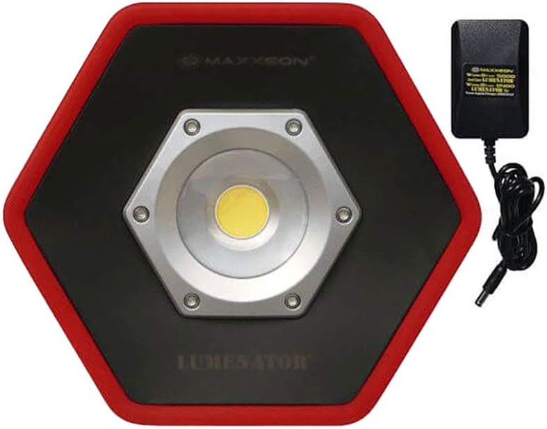 MAXXEON MXN05000 WorkStar 5000 Lumenator Rechargeable Area Light, 1800/400 Lumens