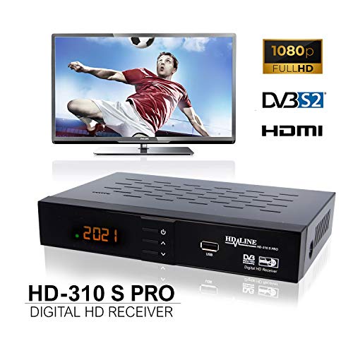 hd-line 310S PRO Receiver Satellit HD Digitaler Satelliten Receiver HDMI DVB S2 Receiver für Sat HD HDMI Sat Receiver HDMI HD Receiver Sat Digital für Satelliten Resiver für TV... – Bild 6