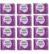 Keto Collective Keto Cookies I 1,5g Netto-Kohlenhydrate I 30g x 12 I Keto Snacks I Zuckerminder I...