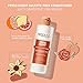 Mizani Press Agent Thermal Smoothing Sulfate-Free Conditioner, Pink Grapefruit, juicy Mandarin with a floral medley of Jasmine, Rose & Freesia, ending on notes of Musk & Wood., 33.8 fl. oz