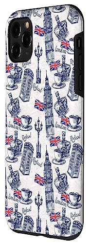 Iphone 11 Pro Max London Case With Big Ben, Booth,Union Jack, English Tea Case #TOP1