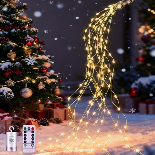 Yomistar Lichterschweif 1M 100 LED Lichterschweif mit Batterie und...