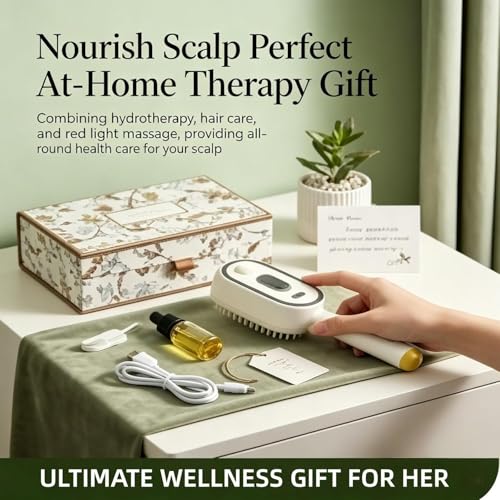 Brosse spray massage électrique rose pour sublimer votre routine