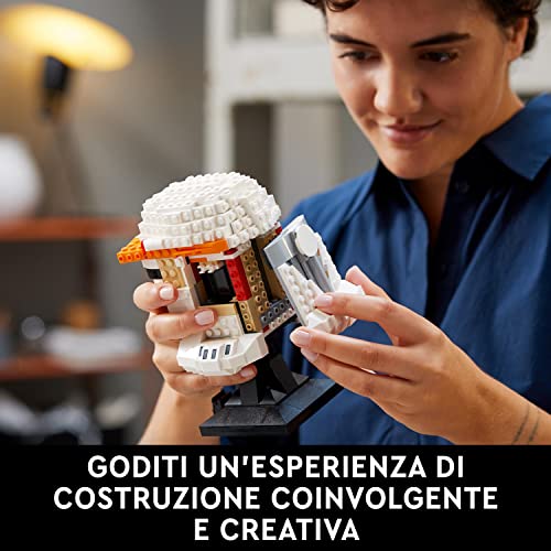 Star Wars Casco del Comandante Clone Cody, Set Serie Caschi 2023 da Costruire, Collezione per Adulti da The Clone Wars, Idea Regalo per Uomo, Donna, Lui o Lei da Esposizione 75350 - Lego - Immagine 4