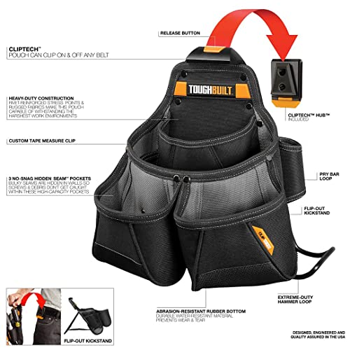 Sacoche de charpentier ToughBuilt en finition de qualité supérieure - 3