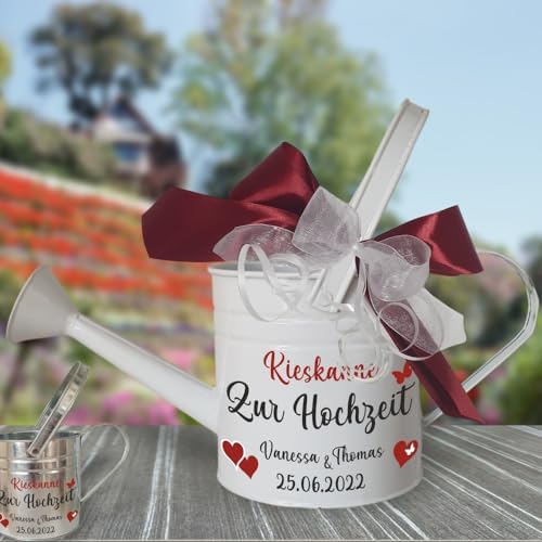 Amazon.de Geldgeschenk Kieskanne zur Hochzeit mit Schleifen
