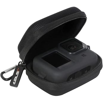 JSVER Case for GoPro Hero 13/12/11/10 Protective Case for AKASO Brave 8/EK7000/Brave 4 Pro Carry Case for DJI Osmo Action 5 Pro/4/3/Insta360 Ace Pro/Apexcam Black