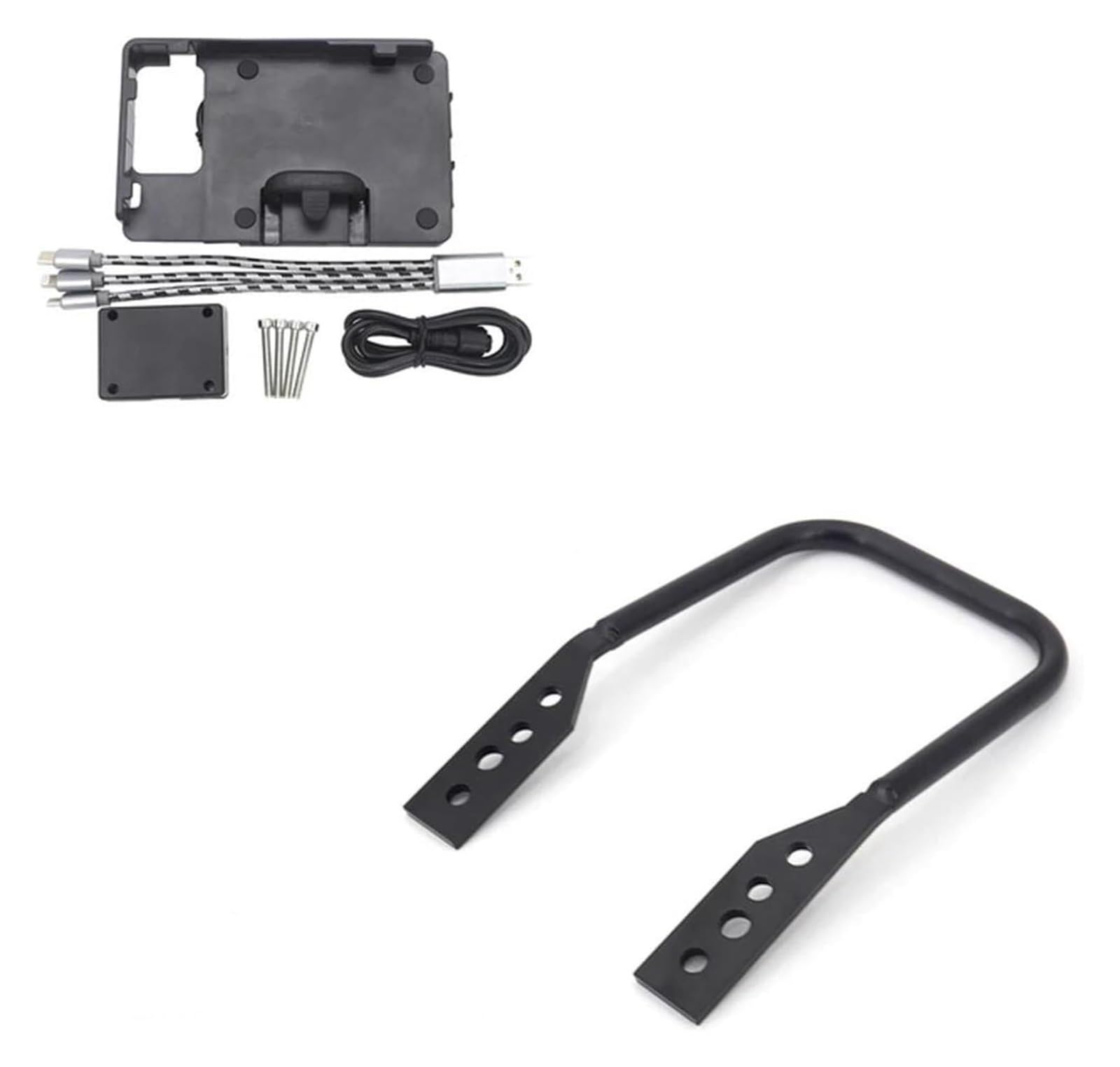 Support de Navigation pour Moto pour BMW pour F750GS pour F750 850GS pour F850GS pour Adventure ADV Support De Barre Transversale D'extension Moto GPS Téléphone Navigation(Black3)