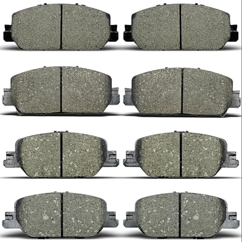 ALADICHE 8pcs Ceramic Brake Pads Sets Front Rear Fit For Honda For CR-V 2017 2018 2019 2020 2021 2022