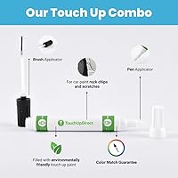 Vista 2 de TouchUpDirect 314 - Combo de pintura de retoque de color rojo brillante compatible con BMW Exact Match - Kit preferido