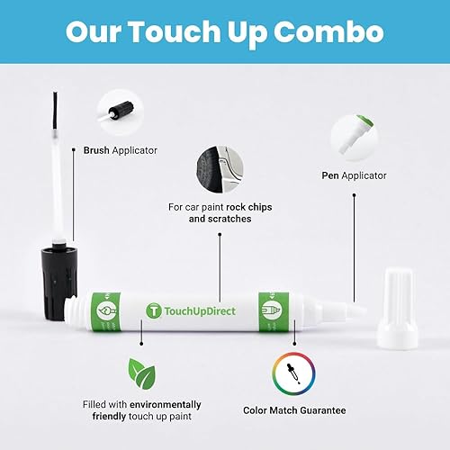 Miniatura 2 de TouchUpDirect 314 - Combo de pintura de retoque de color rojo brillante compatible con BMW Exact Match - Kit preferido