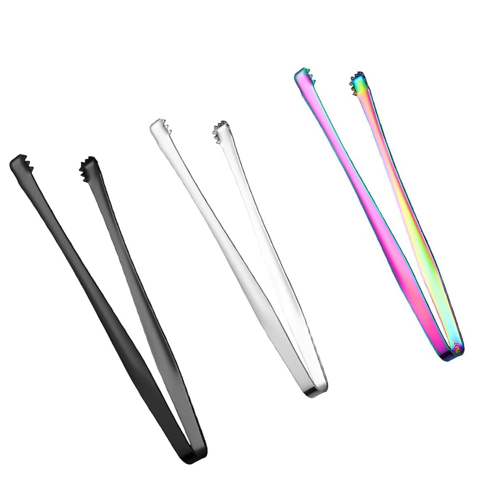 carotoe 3Pieces Sturdy Stainless Steel Tongs for Cooks and Home Cooks with Design for Multifunctional Use Nonstick Cooking Tool