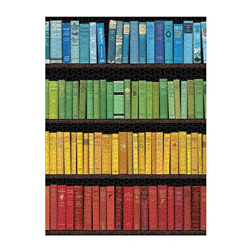 Product Image of the Galison I'd Rather Be Reading 1000 Piece Jigsaw Puzzle for Adults and Families – Book Jigsaw Puzzle with Classic Quote – Fun Indoor Activity, Multicolor (735360537)