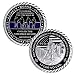 US Police Officers Challenge Coin Thin Blue Line Law Enforcement