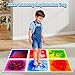 Toddler Sensory Liquid Floor Mats - 6-Piece Liquid Play Mat Pack, 12