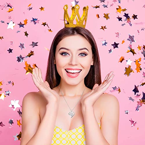 Redbee Valentines Day Gifts For Wife Wedding Anniversary Birthday Gifts For Her Woman's Jewelry For Wife Diamond Heart Pendant Necklaces For Girlfriend (Silver- Apr-Diamond) #TOP1