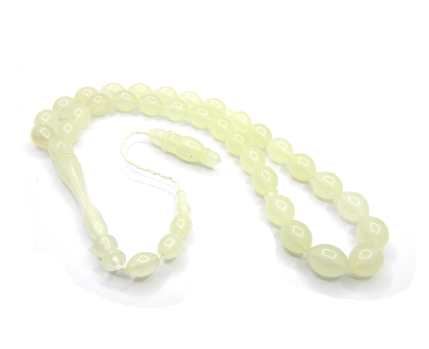 Perlin Gebedsketting Tesbih Tasbih Tespih Misbaha Subha 33, 23cm, Moslim Islamitische Rozenkrans Gebed Aanbiddingsaccessoires Halfedelsteen Gepolijst Onyx Zwarte Kralen Rond 8mm