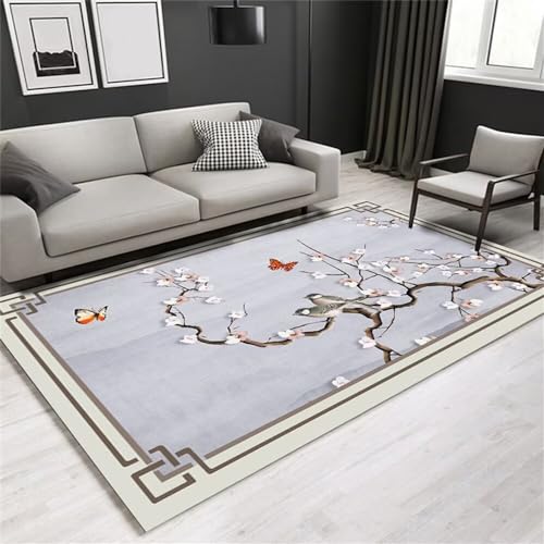 Tapis antidérapant gris 80x150 pour sécuriser le salon et embellir une chambre d'ado - 2