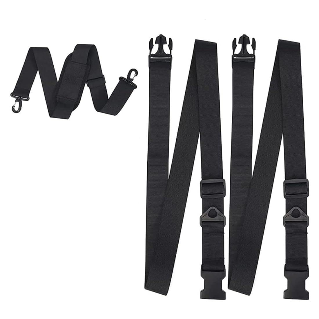 Fascia Trasporto Professionale per Tavole da Surf e SUP, Cinghia Regolabile con Imbottitura Comfort per Paddleboard, Longboard, Canoa e Attrezzature Nautiche, 1 Set
