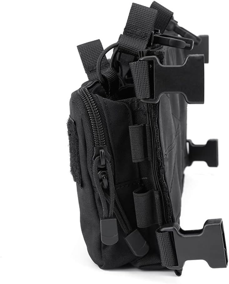 Outdoor Sports Airsoft Gear Combat Assault Molle Vest Accessory Pouch Bag Carrier Tactical Camouflage Chest Rig
