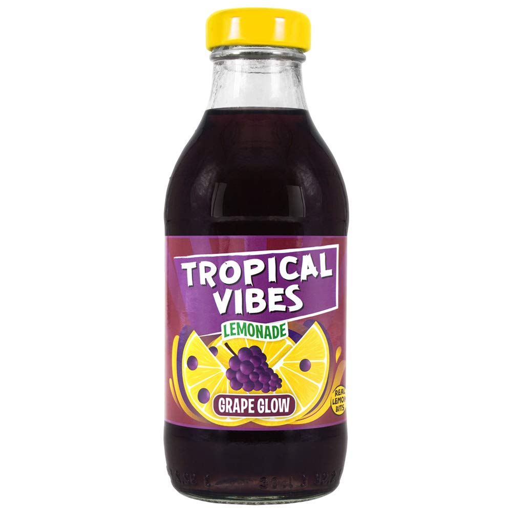 Tropical VibesLemonade Grape Glow Drink, Exotic Flavours, Refreshing Summer Drink, Pack of 15