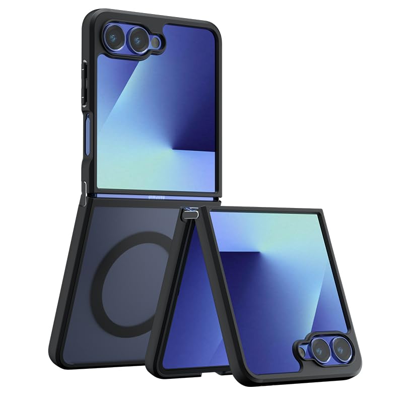 Coque Samsung Galaxy Z Flip7 magnétique noire anti-chocs