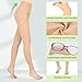 Compression Pantyhose for Women & Men, 2 Pairs 15-20mmHg Medical Graduated Compression Leggings, Opaque Footless Waist High Compression Stockings for Varicose Veins Edema Flight,Mix S