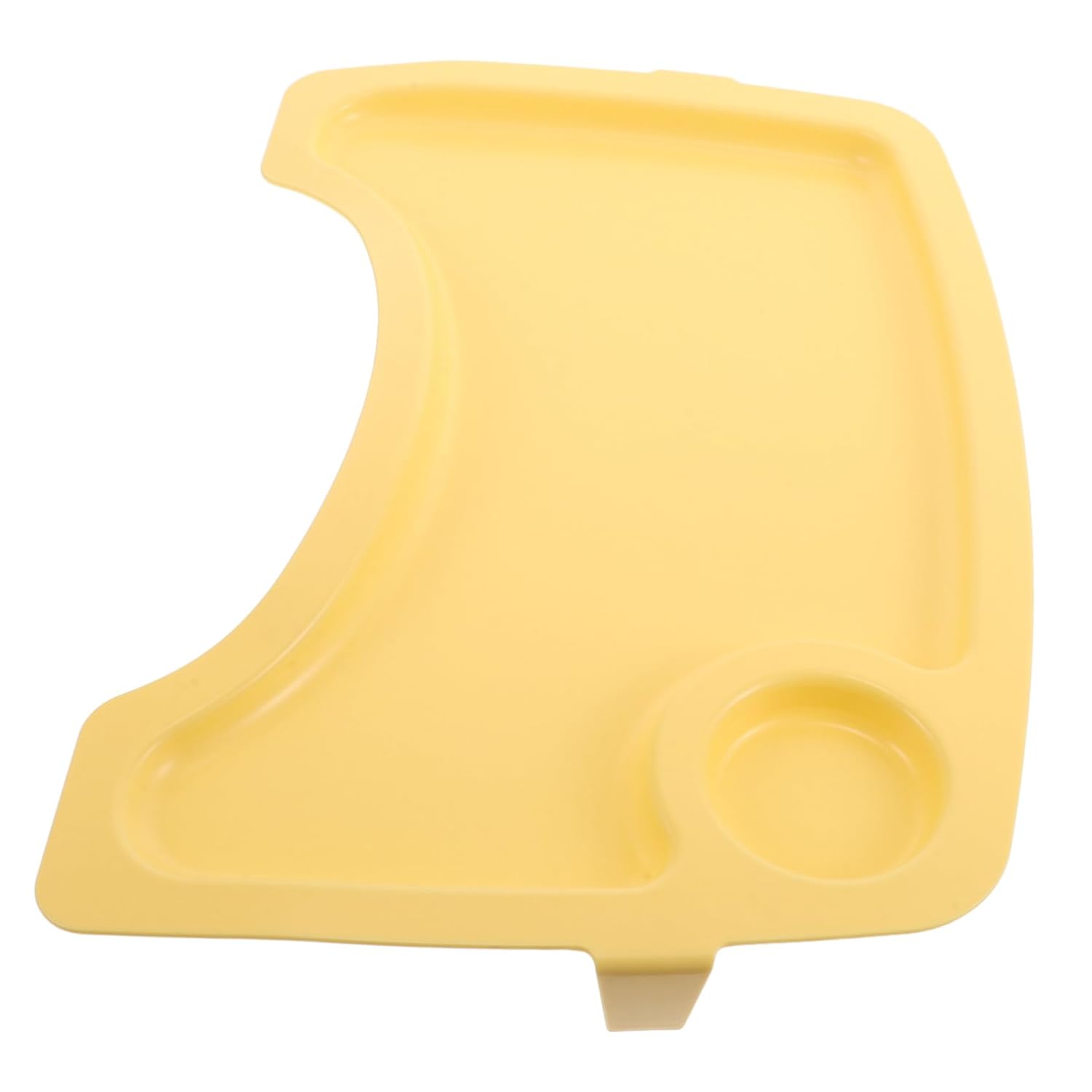GLEAVI Plastic High Chair Tray Tray High Chair Supply Dining Table Accessories Dining Accessories Highchair Food Catcher Plastic Yellow