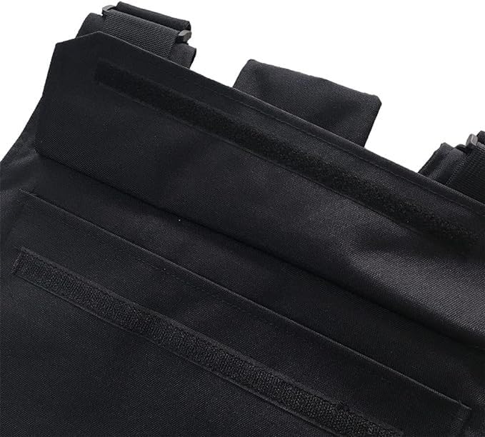 F.N.JACK Outerwear Reflective Logo TORTURE Vest Solid Colors - Adjust Straps and Belt with 2 Pockets4