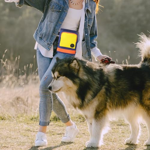 Zasjon Leckerlitasche für Hunde, Leckerlibeutel für Hunde Gassi Tasche Hund Futterbeutel Hundetraining, Hundeleckerli Tasche für Training Welpenerziehung