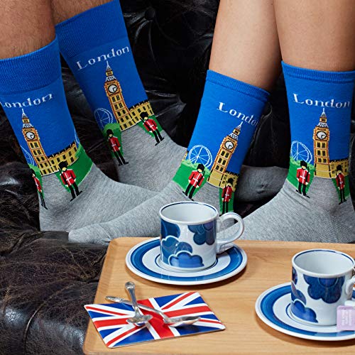 Image of Hot Sox Women's Novelty Geometric Pattern Crew
