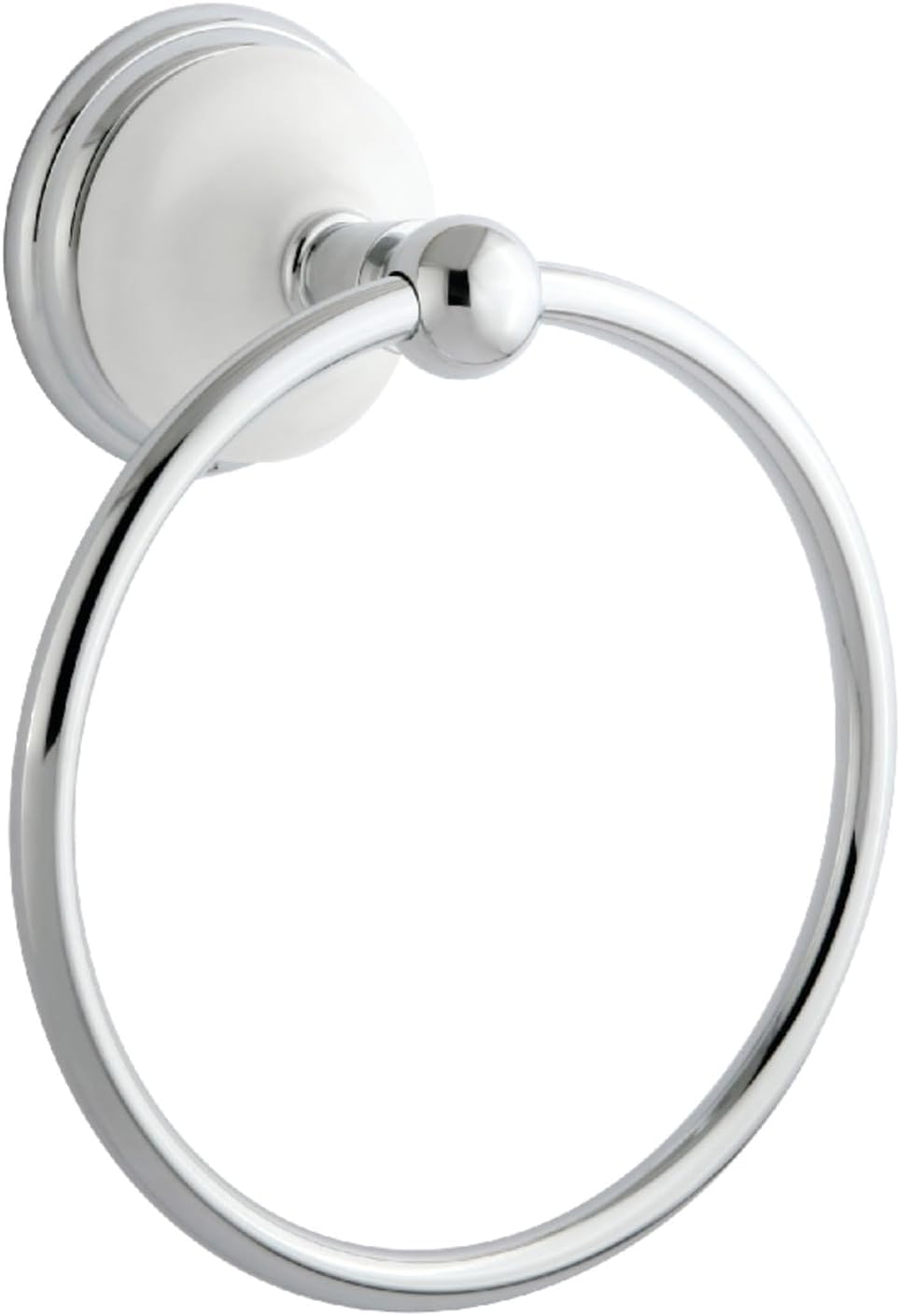 Kingston Brass BA1114C Victorian 6-Inch Towel-Ring, Polished Chrome