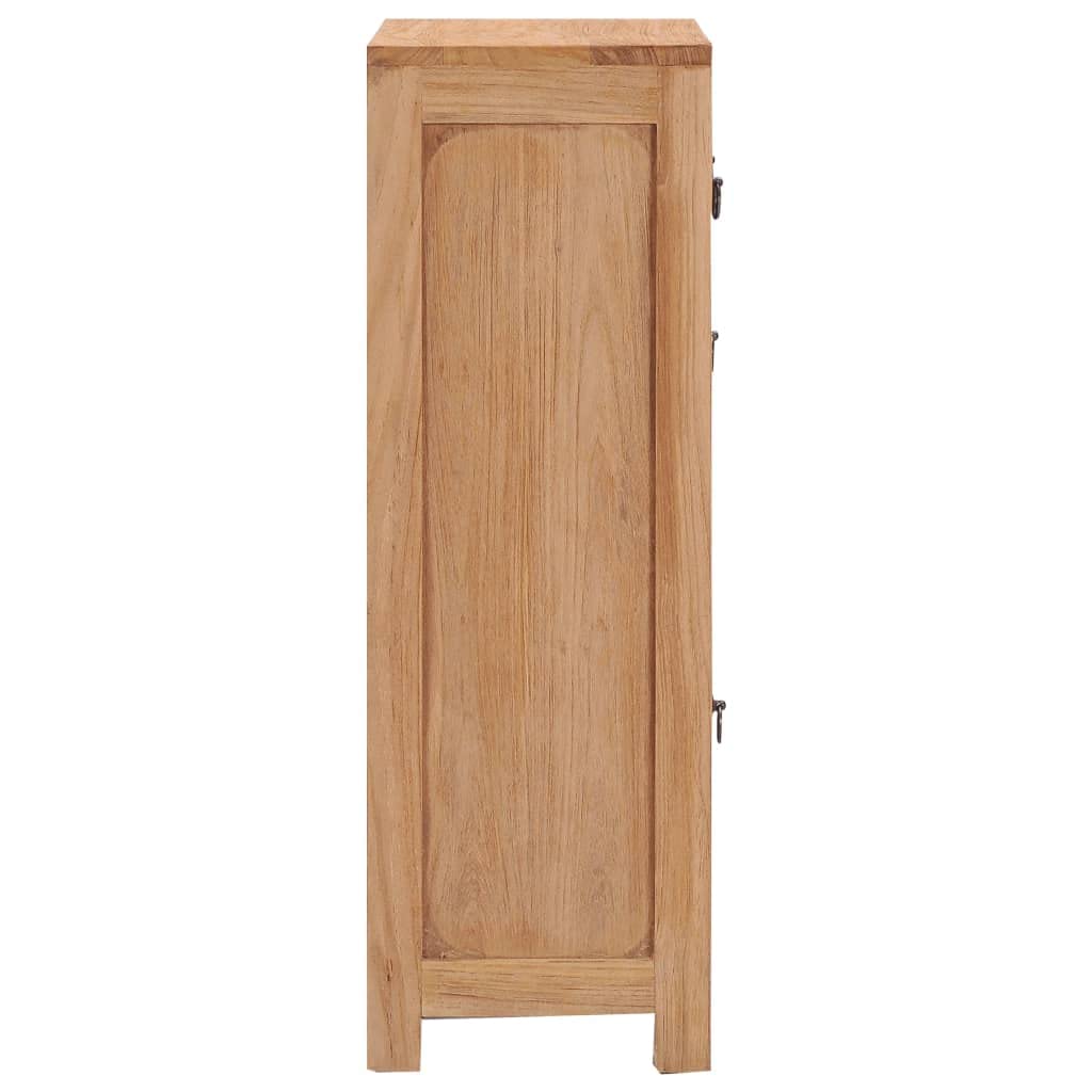 Kredens 50 x 30 x 90 cm z litego drewna tekowego, skrzynia drawers, komoda, szafka na korytarz, szafka na komody, szafka na pranie do sypialni
