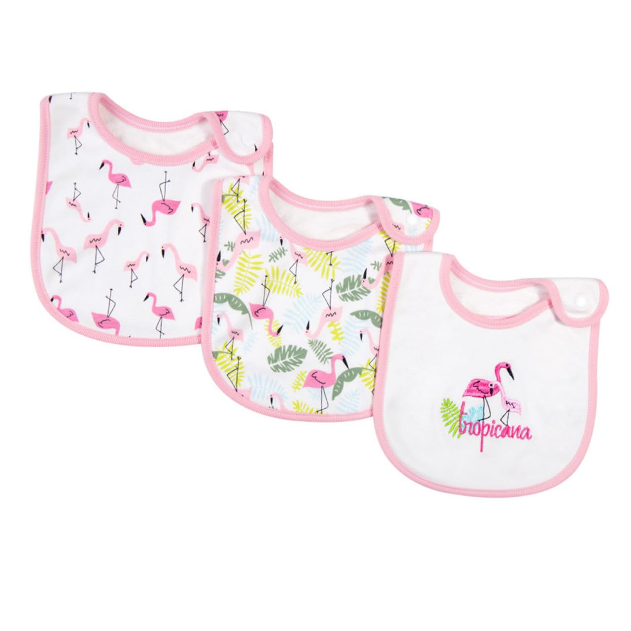 Kisangel Bavoir Garçon Fille Coton Imprimé Bavoir Étanche Lavable Pour Nourrissage Bave Accessoire Pour Garçon Fille