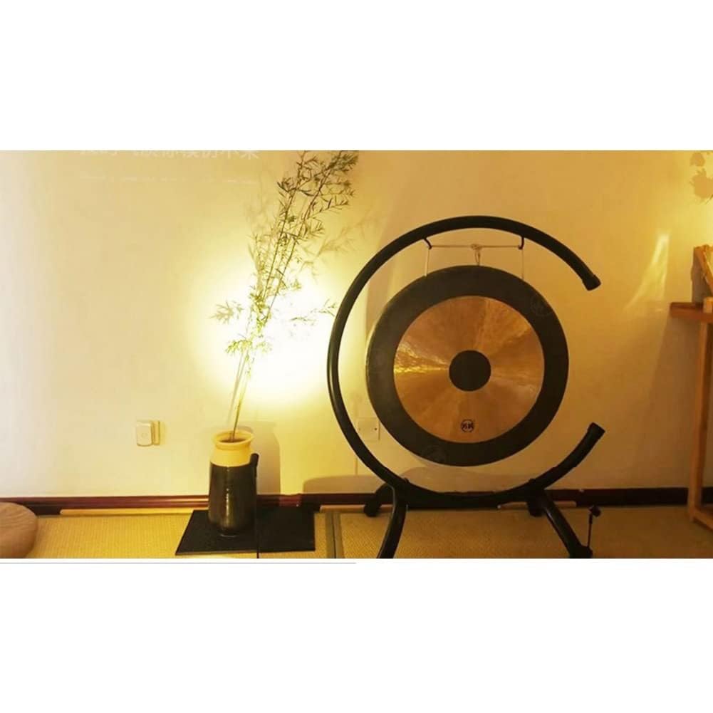 Gong Chinois, Grand Gong, Grand Son pour Les Lames D'orchestre Symphonie Comprend Très L'attaquant En Bois/Coton Gong-Laiton Cuivre Percussion Yoga Orchestre Symphonique De Guérison 30cm